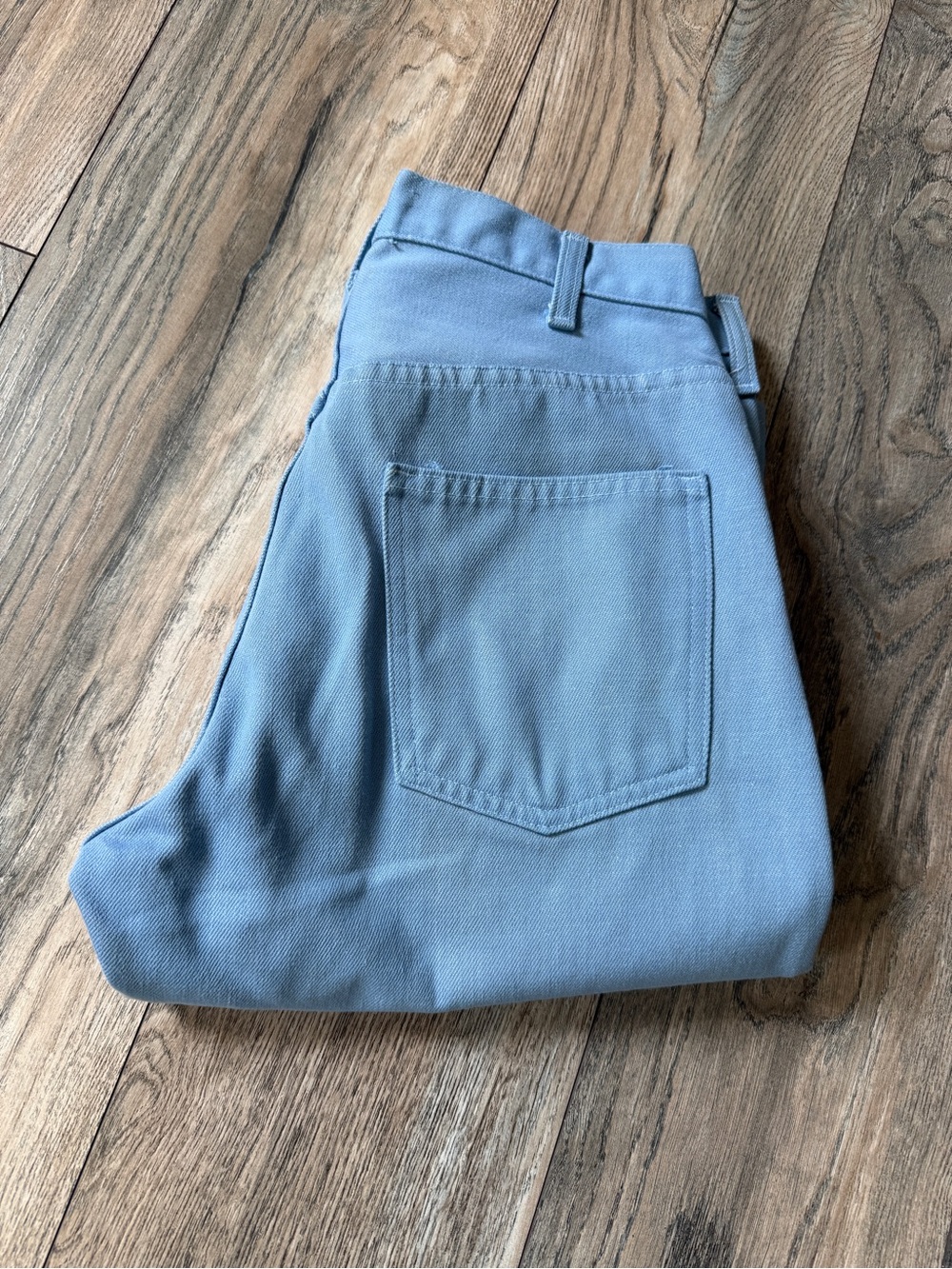 Vintage JC Penney Men's Classic Straight Jeans in Light Blue